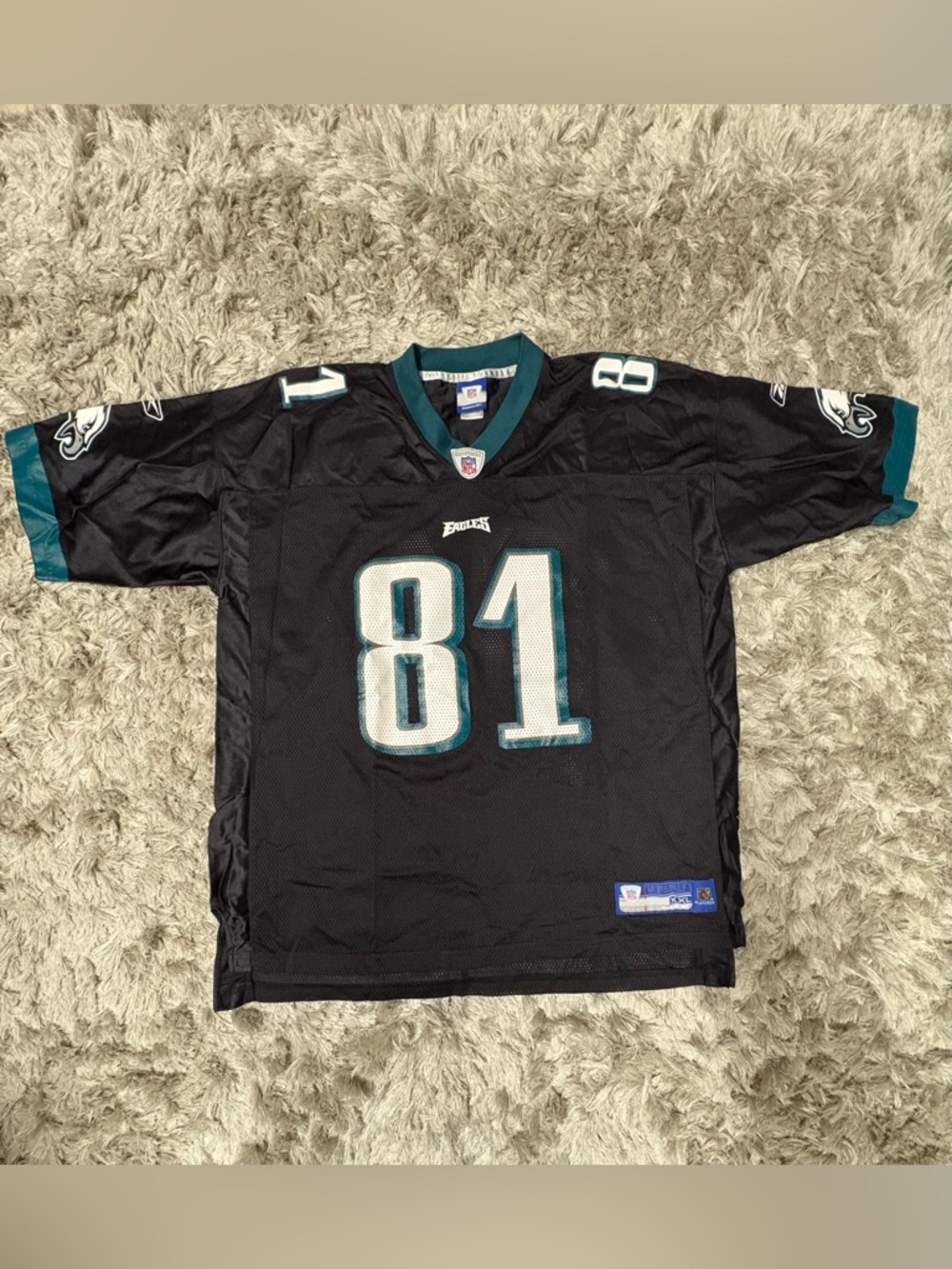 Reebok Philadelphia Eagles #81 Black Football Jersey XXL OWENS